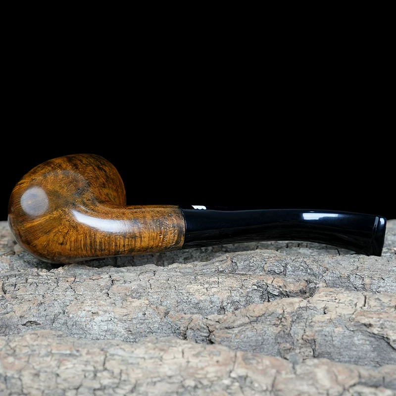 Handmade Bent-Stem Briar Pipe