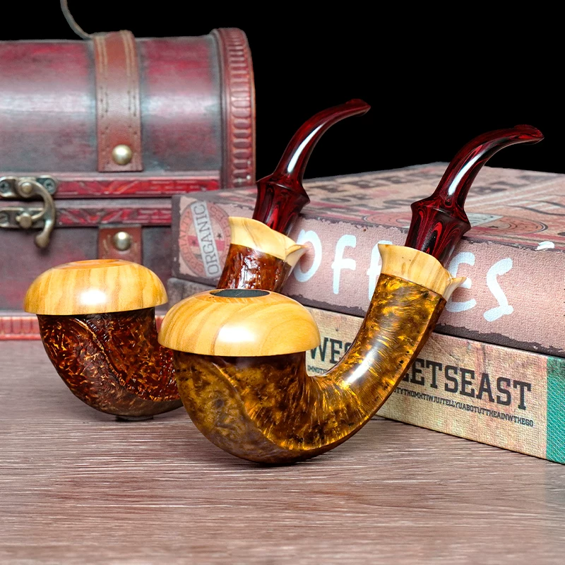 Handmade Briar Calabash Pipe - Image 5