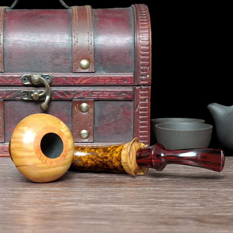 Handmade Briar Calabash Pipe - Image 4