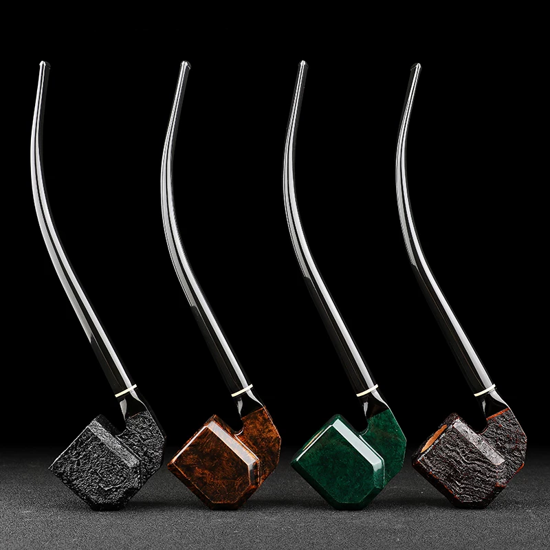 Handmade Briar Churchwarden Pipe