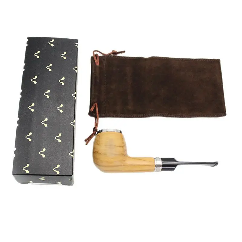 Olive Wood Pipe Starter Kit