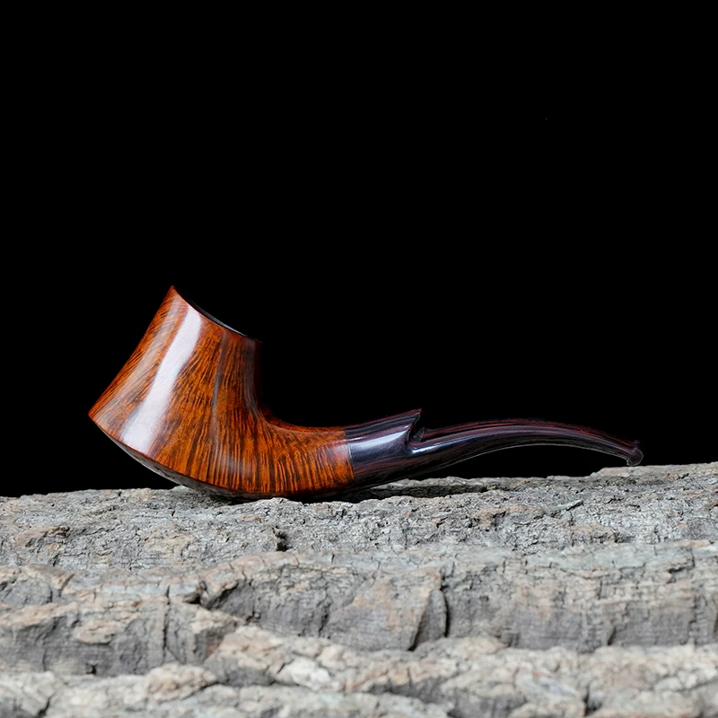 Handmade Smooth Briar Volcano Pipe