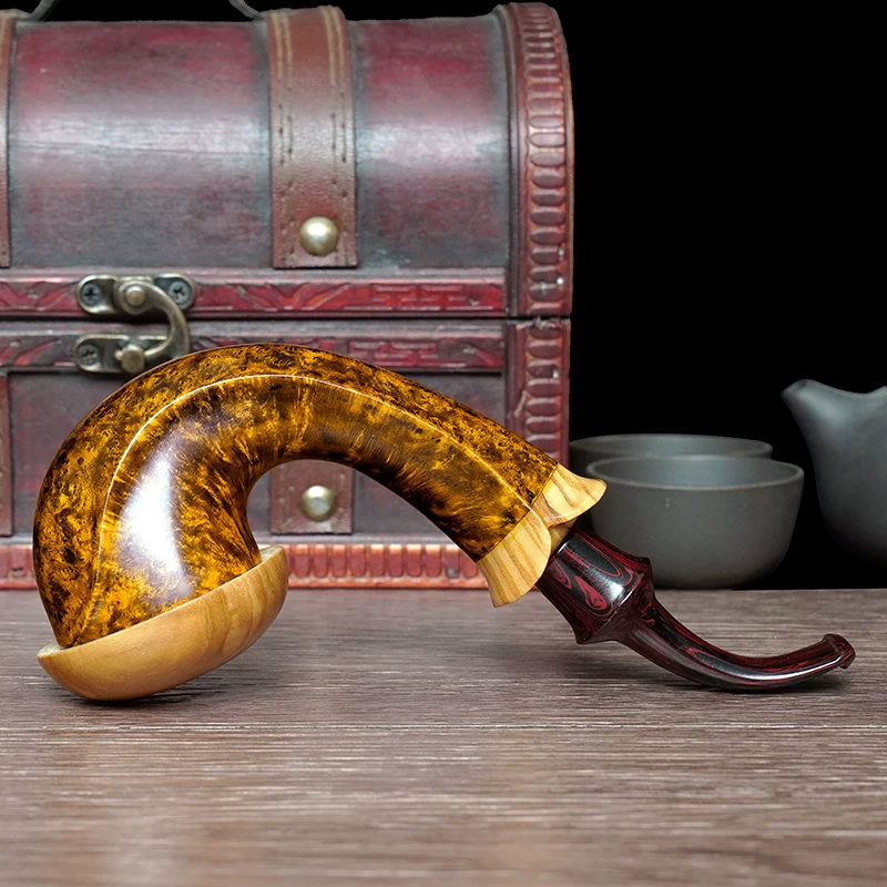 Handmade Briar Calabash Pipe - Image 2