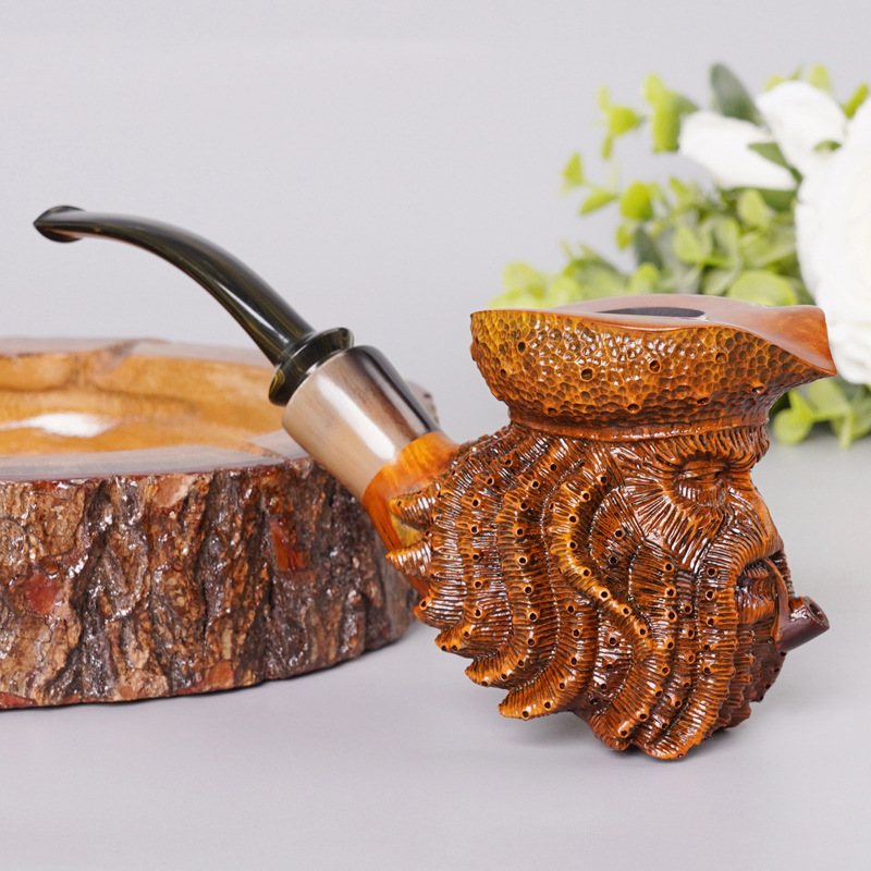 Pirate-Themed Tobacco Pipe