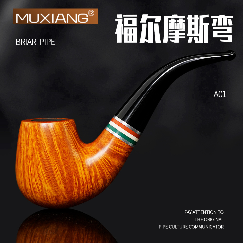 Handmade Sherlock-Style Bent Pipe
