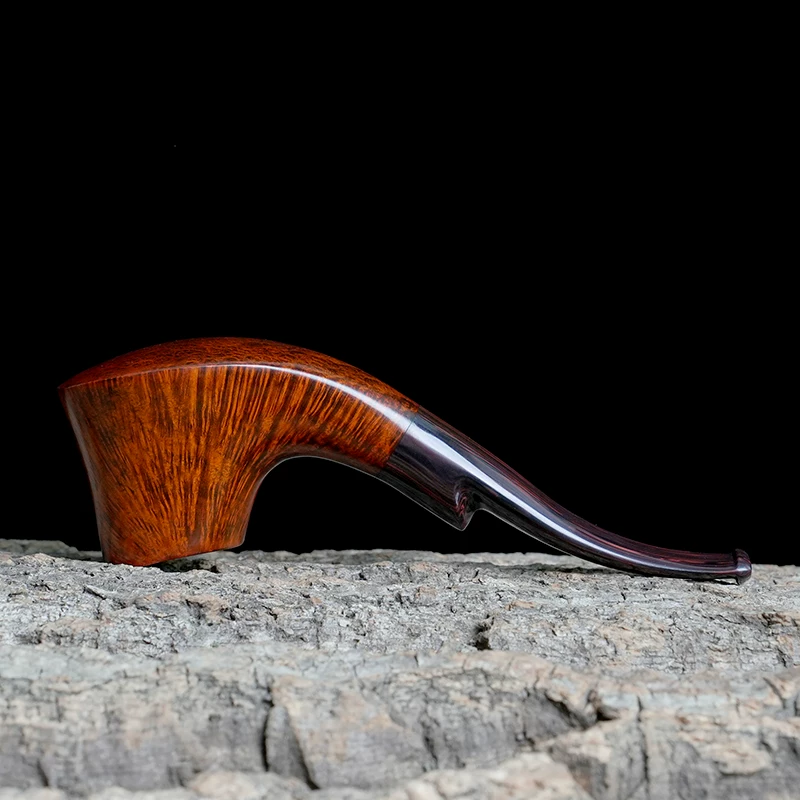 Handmade Smooth Briar Volcano Pipe