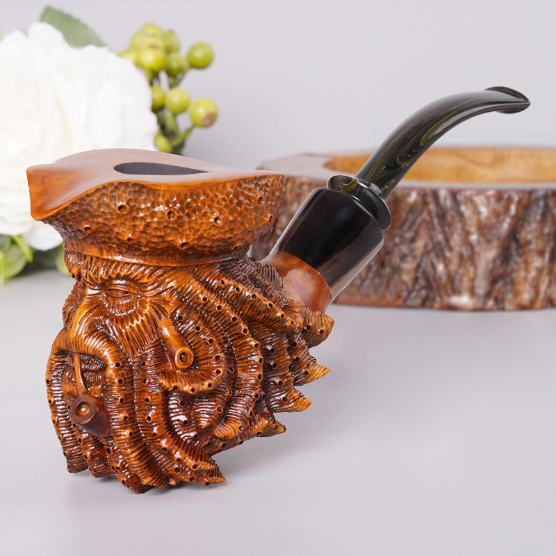 Pirate-Themed Tobacco Pipe