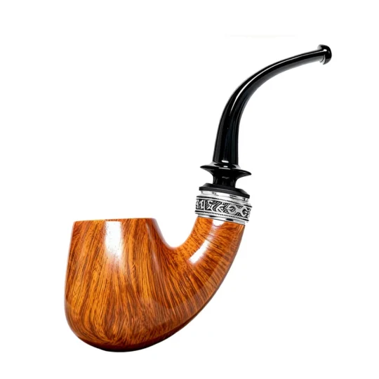 Imported briar Sherlock Holmes-style pipe