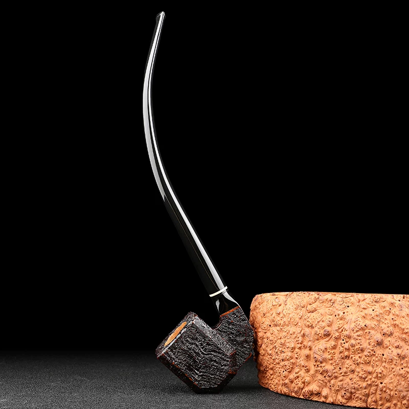 Handmade Briar Churchwarden Pipe - Image 4
