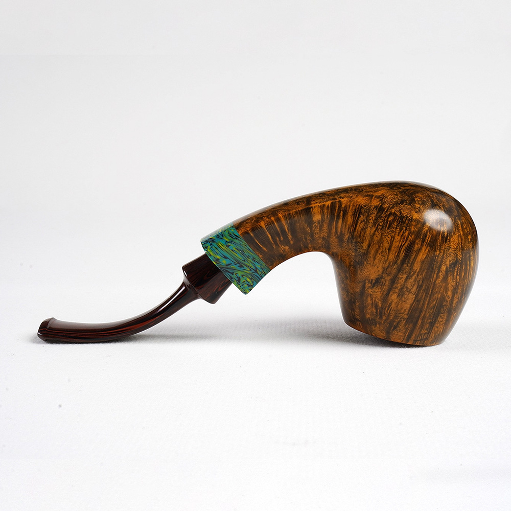 Customizable Briarwood Brandy-Shaped Tobacco Pipe - Image 4