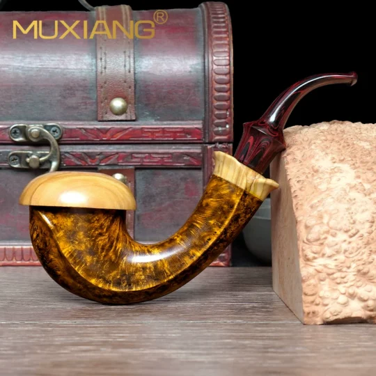 Handmade Briar Calabash Pipe