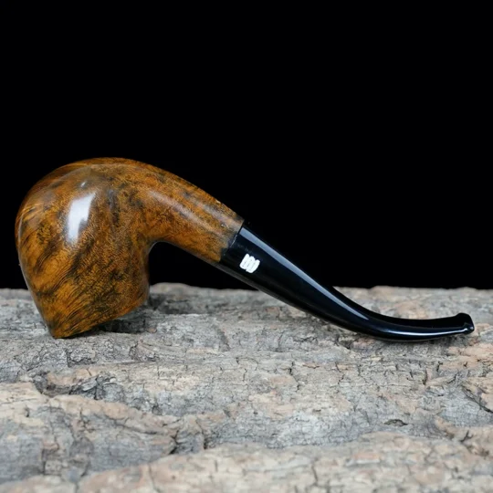 Handmade Bent-Stem Briar Pipe