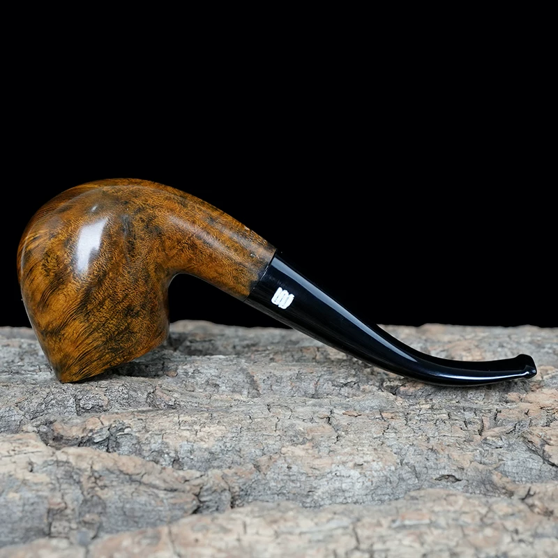 Handmade Bent-Stem Briar Pipe