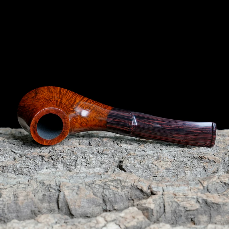 Handmade Smooth Briar Volcano Pipe