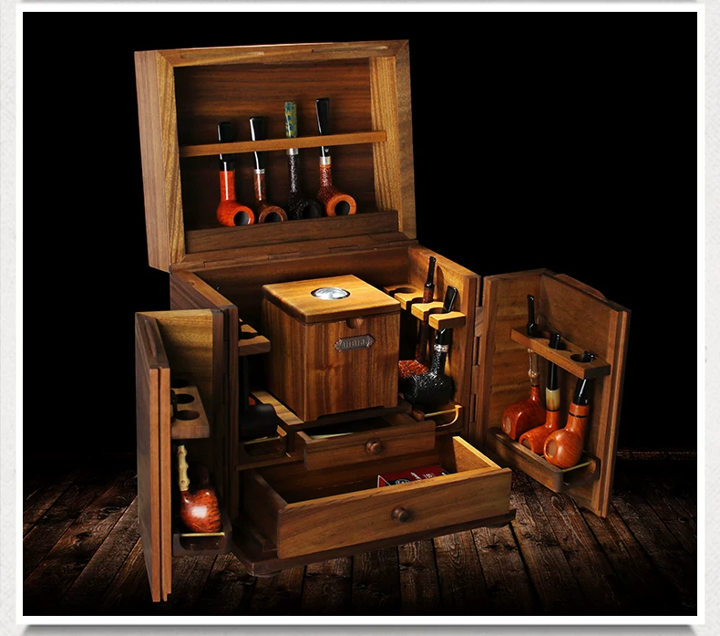 Sherlock Holmes Pipe Cabinet