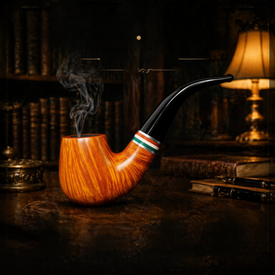 Handmade Sherlock-Style Bent Pipe